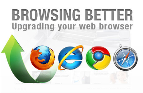 Upgrading your web browser Upgrading your web browser